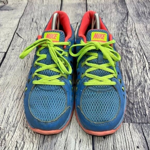 Nike Dual Fusion Run 2 Women's Size 7.5 Running Athletic Shoes Blue 599564-400 - Picture 7 of 11